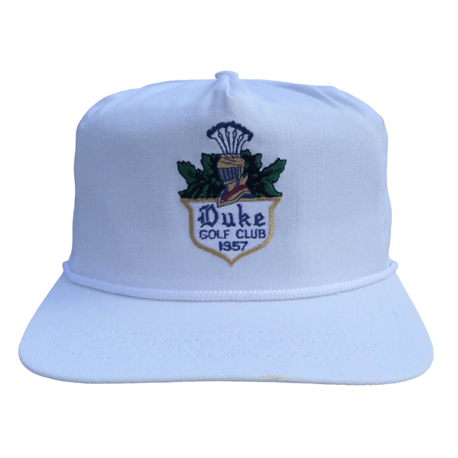 Vintage 90s Duke Golf Club Leather Strapback