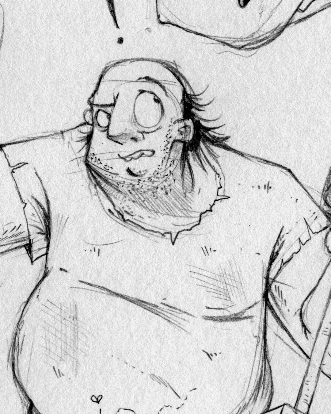 Going back through an old sketchbook - thought this might be fun to post.