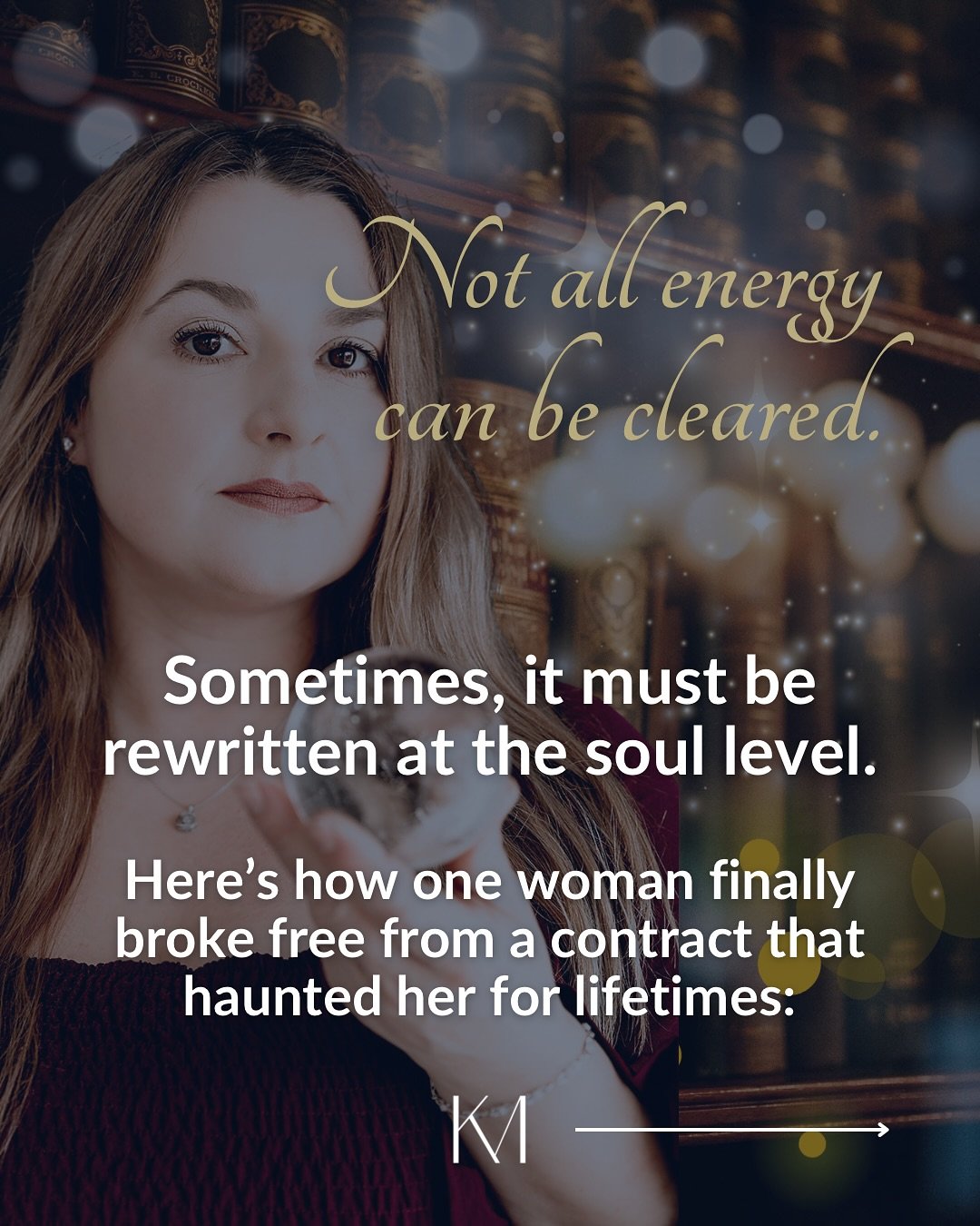 She&rsquo;d tried everything.
Psychics. Shamans. Clearings. Nothing worked.

Because the issue wasn&rsquo;t the spirit&hellip;
It was the soul contract that bound her to it.

When we journeyed together into her Akashic records, with my stones as alch