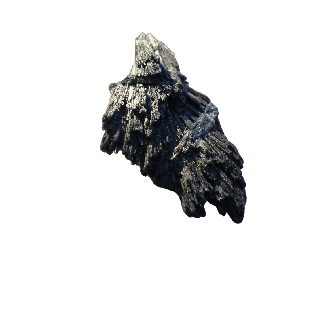 a black kyanite natural specimen