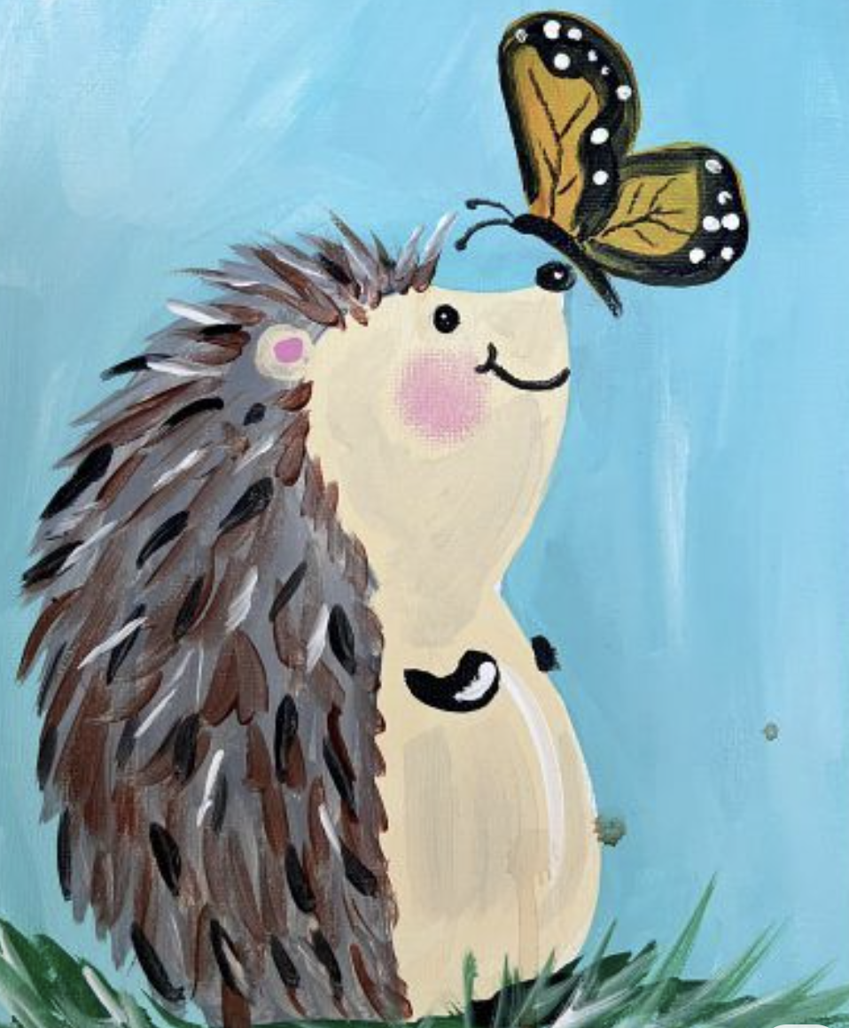 Hedgehog & Butterfly- 5/17/2025
