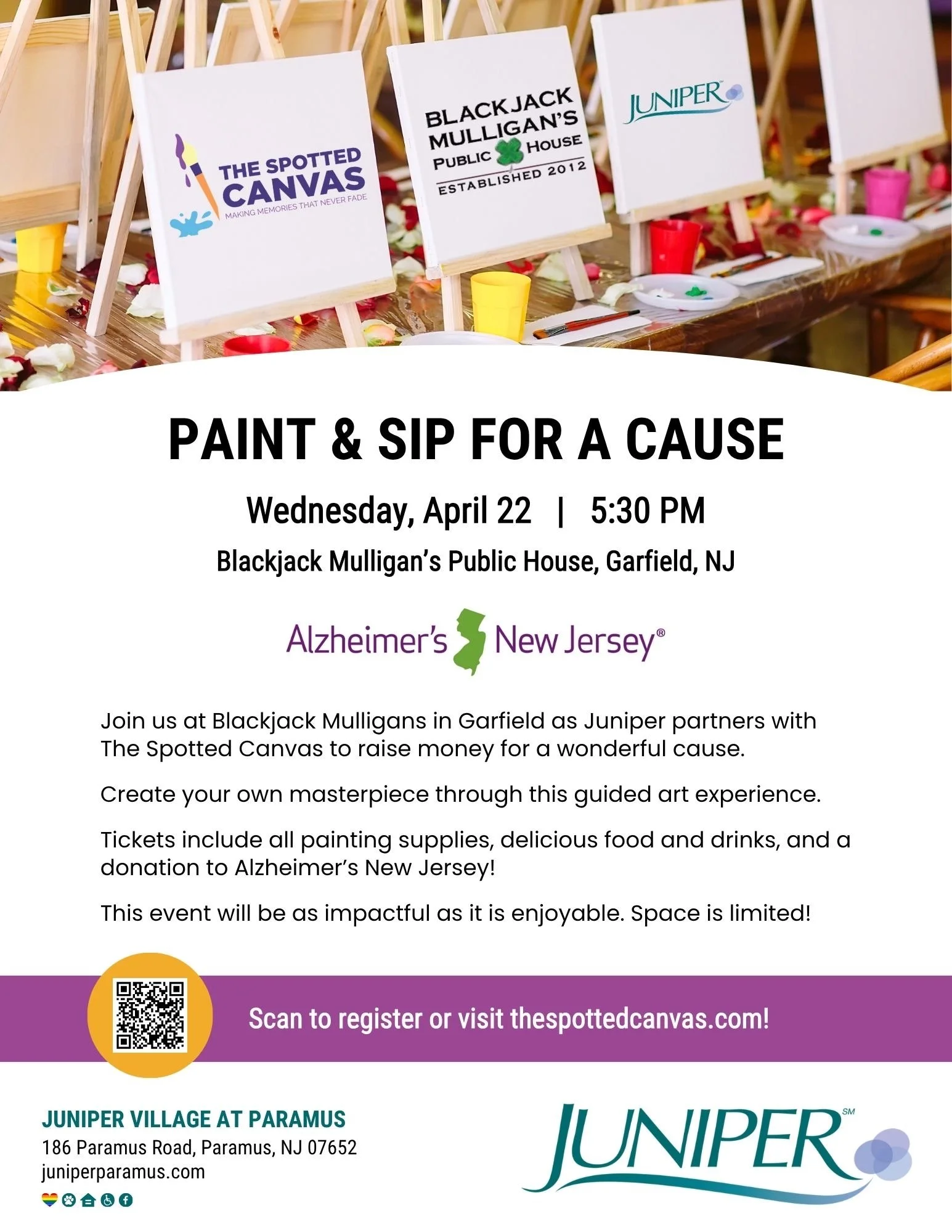 PAINT & SIP FOR A CAUSE 4/22/26