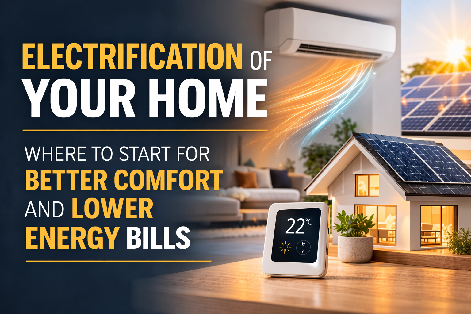 Electrification of Your Home: Where to Start for Better Comfort and Lower Energy Bills