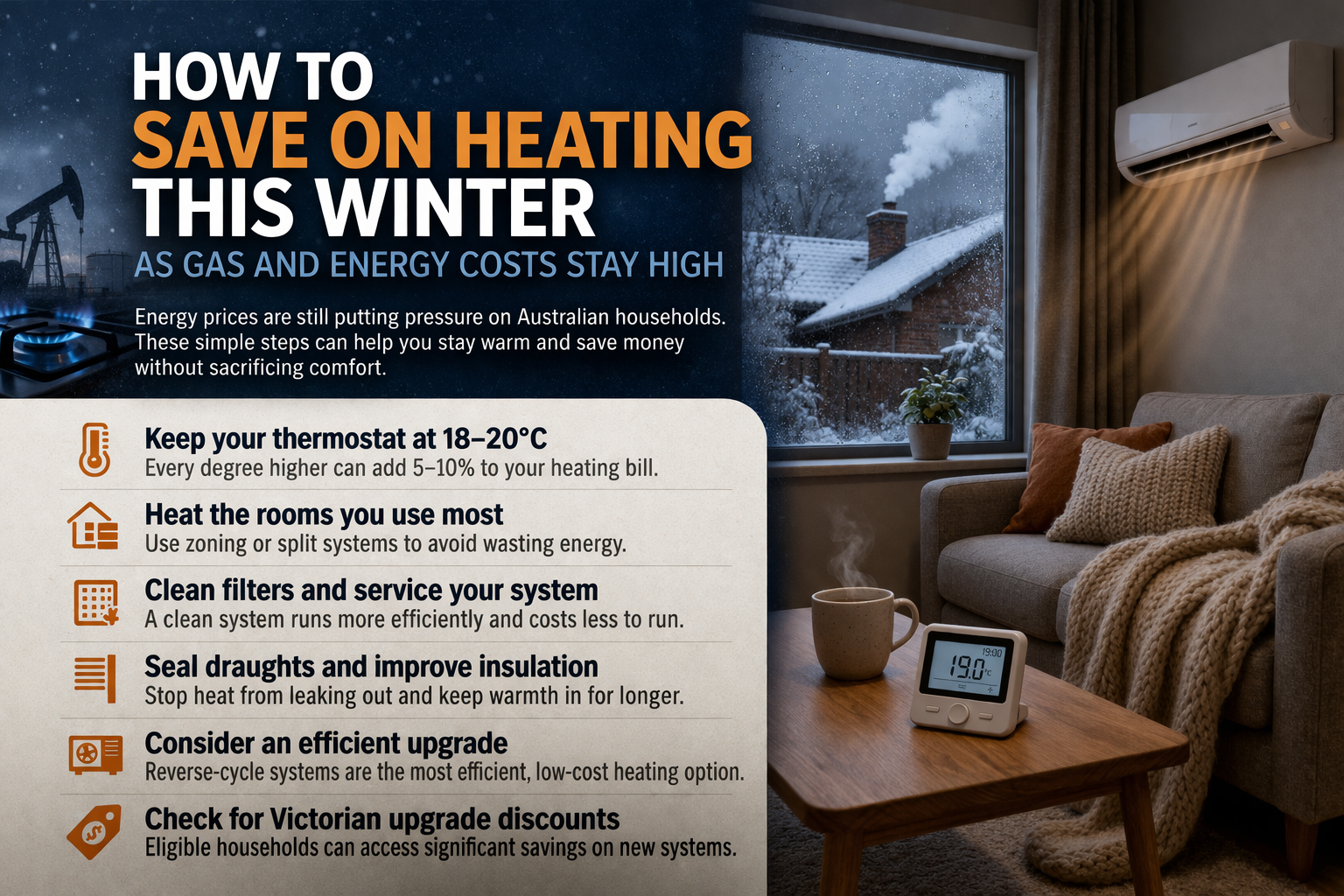 How to Save on Heating This Winter as Gas and Energy Costs Stay High