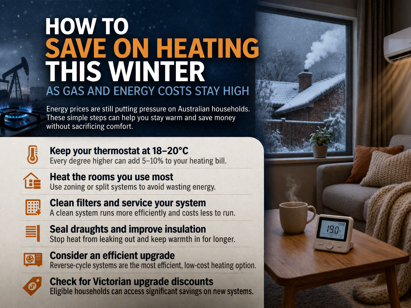 How to Save on Heating This Winter as Gas and Energy Costs Stay High
