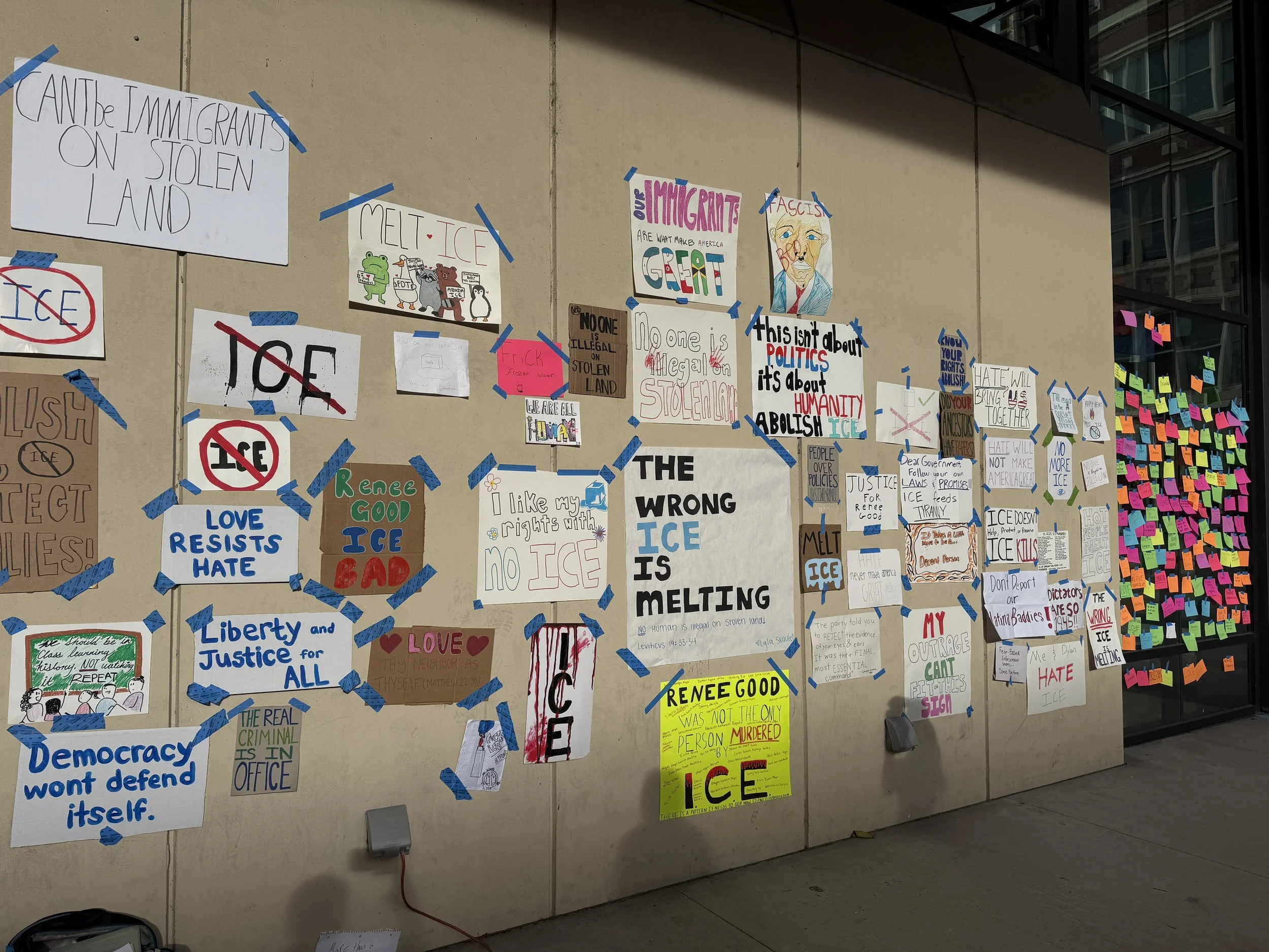ICE walkout photo gallery