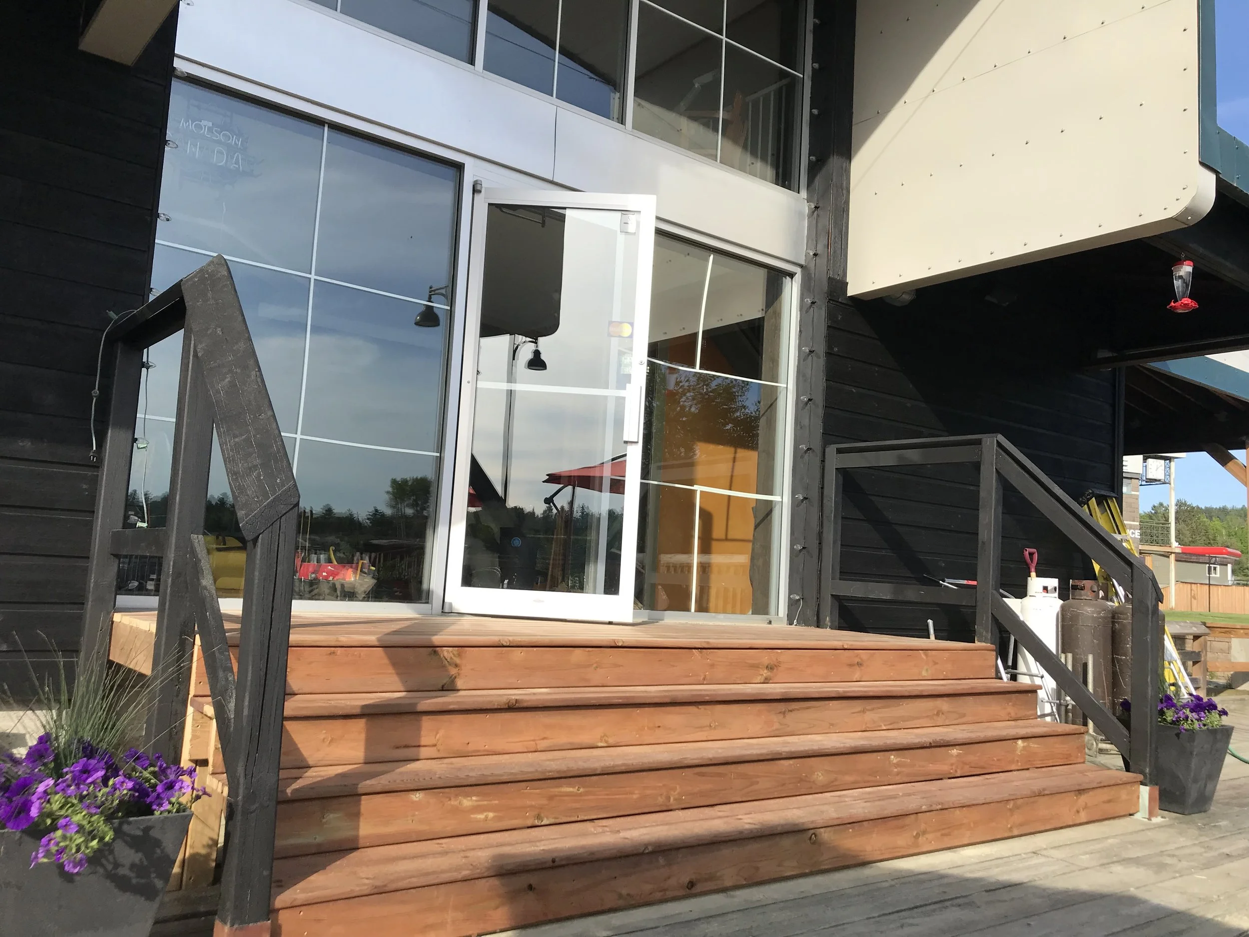 Wide Stairs for Business General Contractor  Steps