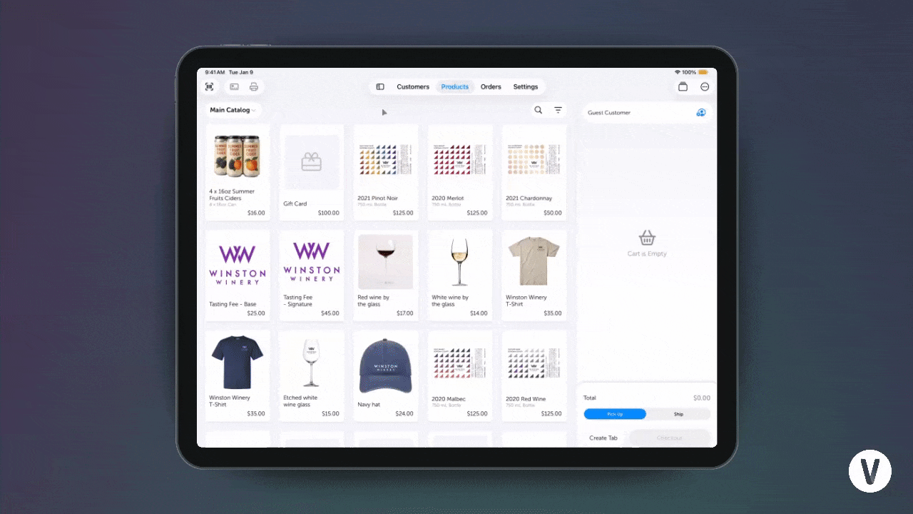 What changed in the Vinoshipper POS iOS 26 redesign