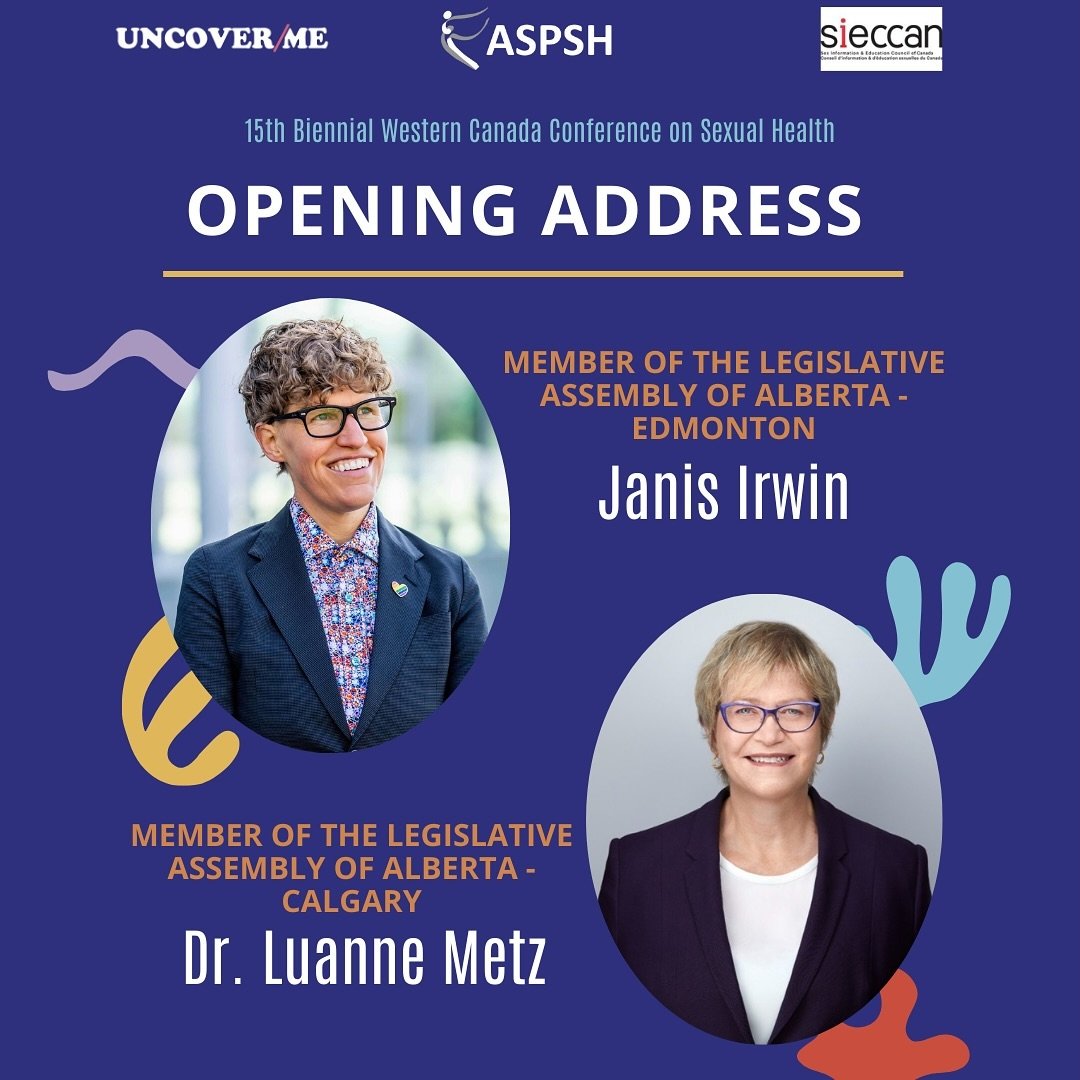 To add to the amazing schedule of presentations and speakers, we are privileged to have Janis Irwin and Dr. Luanne Metz kicking off the conference on May 31! 

Reminder: you can attend our 15th Biennial Conference on Sexual Health either in-person or