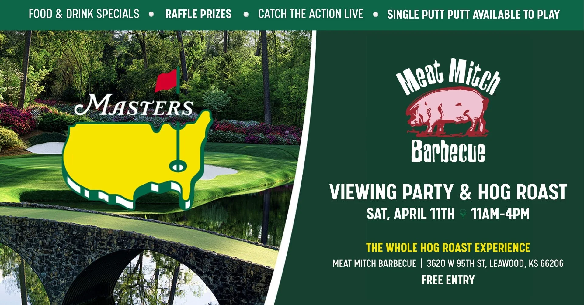 Masters Viewing Party &amp; Hog Roast 