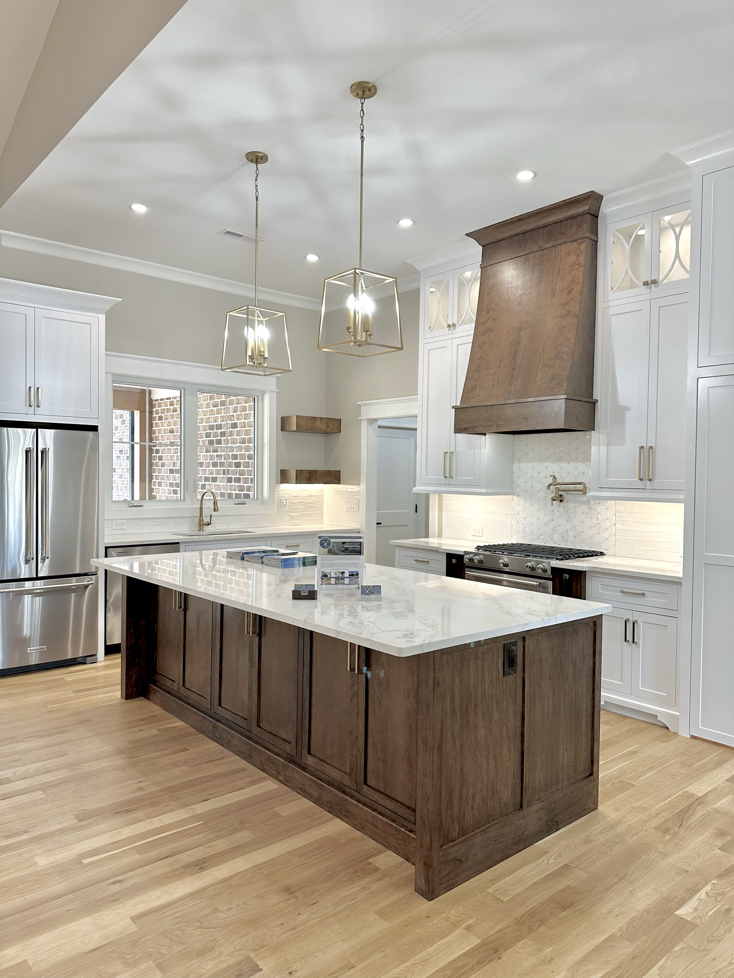 Custom kitchen countertops installed by Sondos Stone serving Kernersville NC