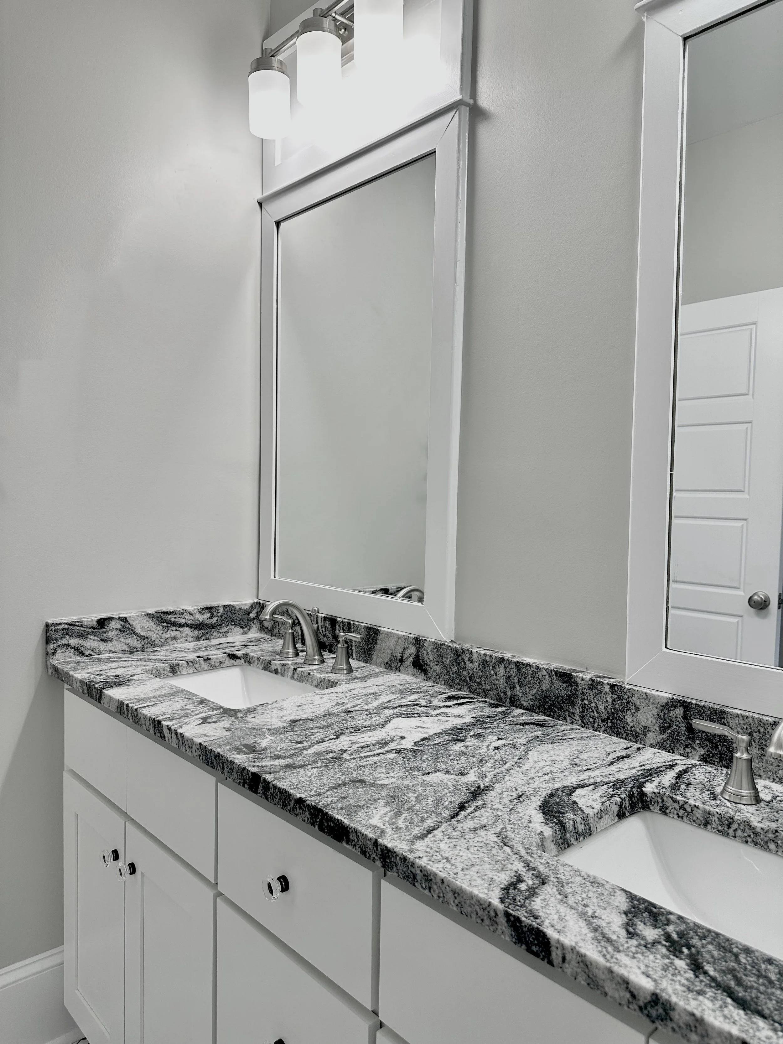 Completed custom countertop installation by Sondos Stone