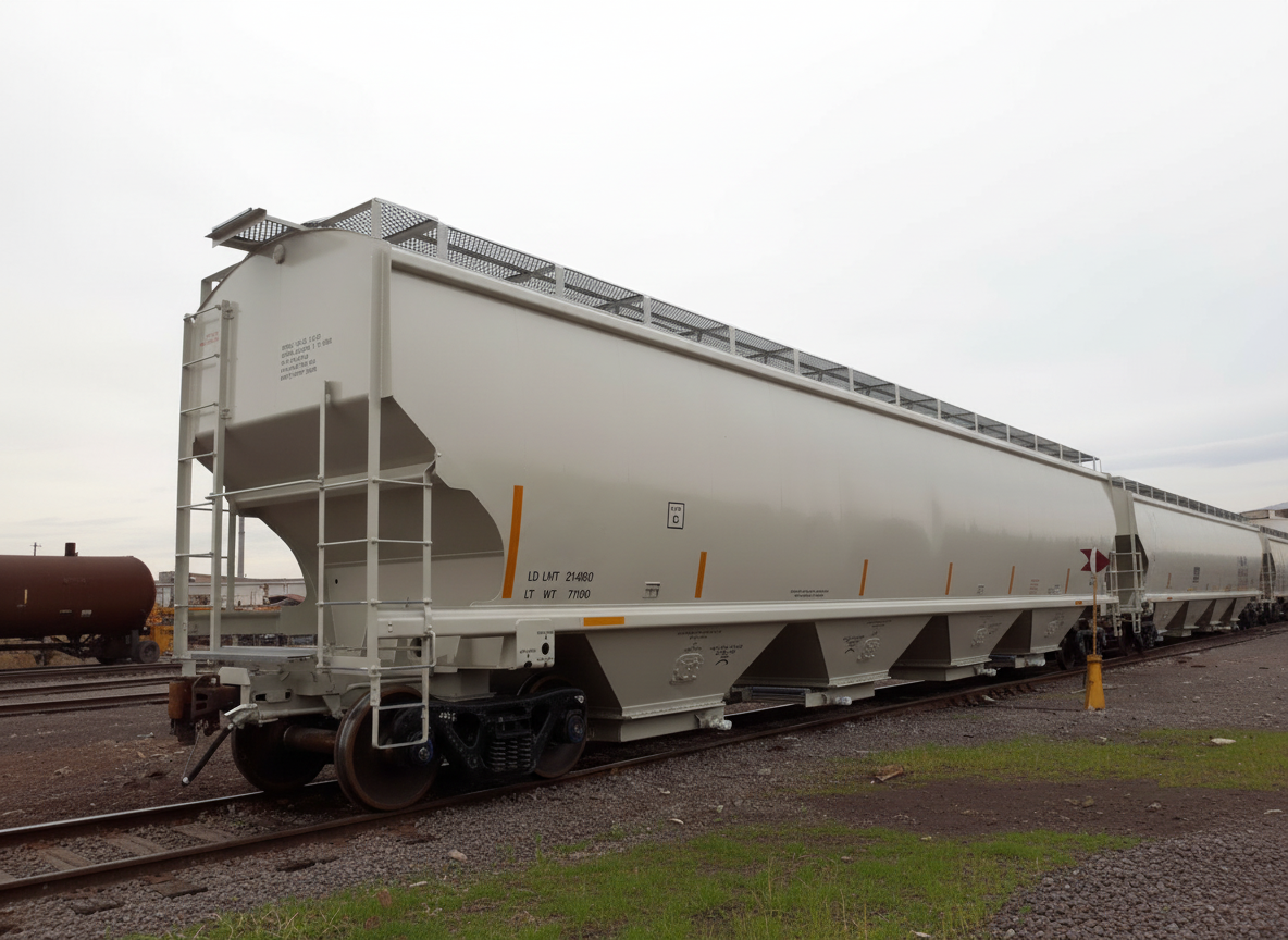 NEW 6241cf Plastic Pellet Hopper Cars