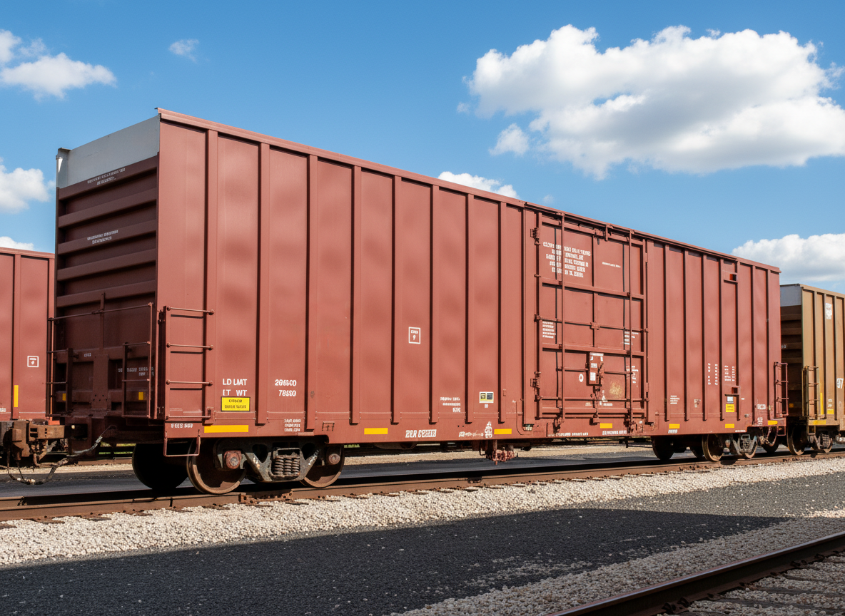 NEW 60-Foot Plate F Double Plug Door Boxcars for Lease