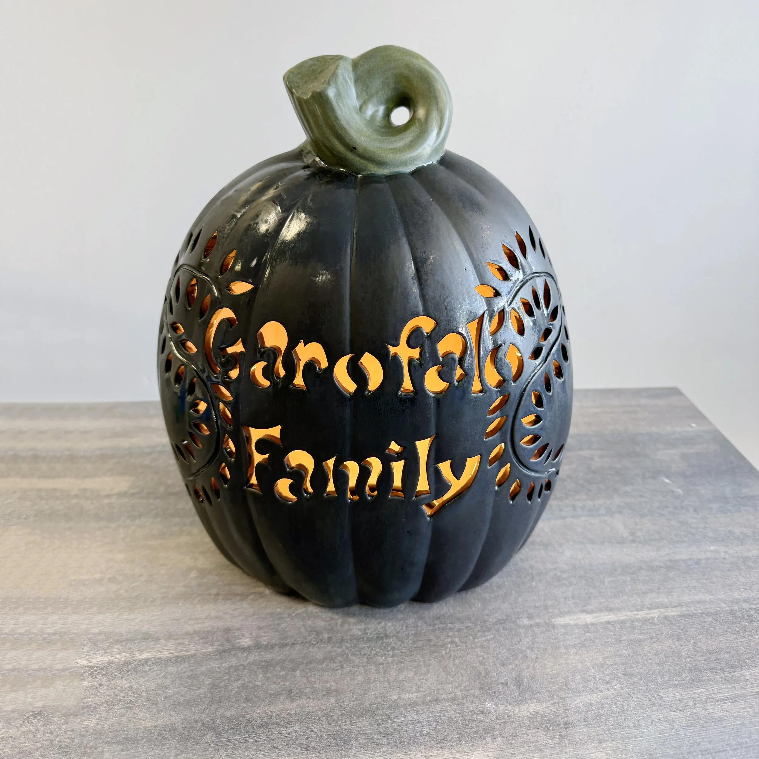 Oval Pumpkin | Personalized