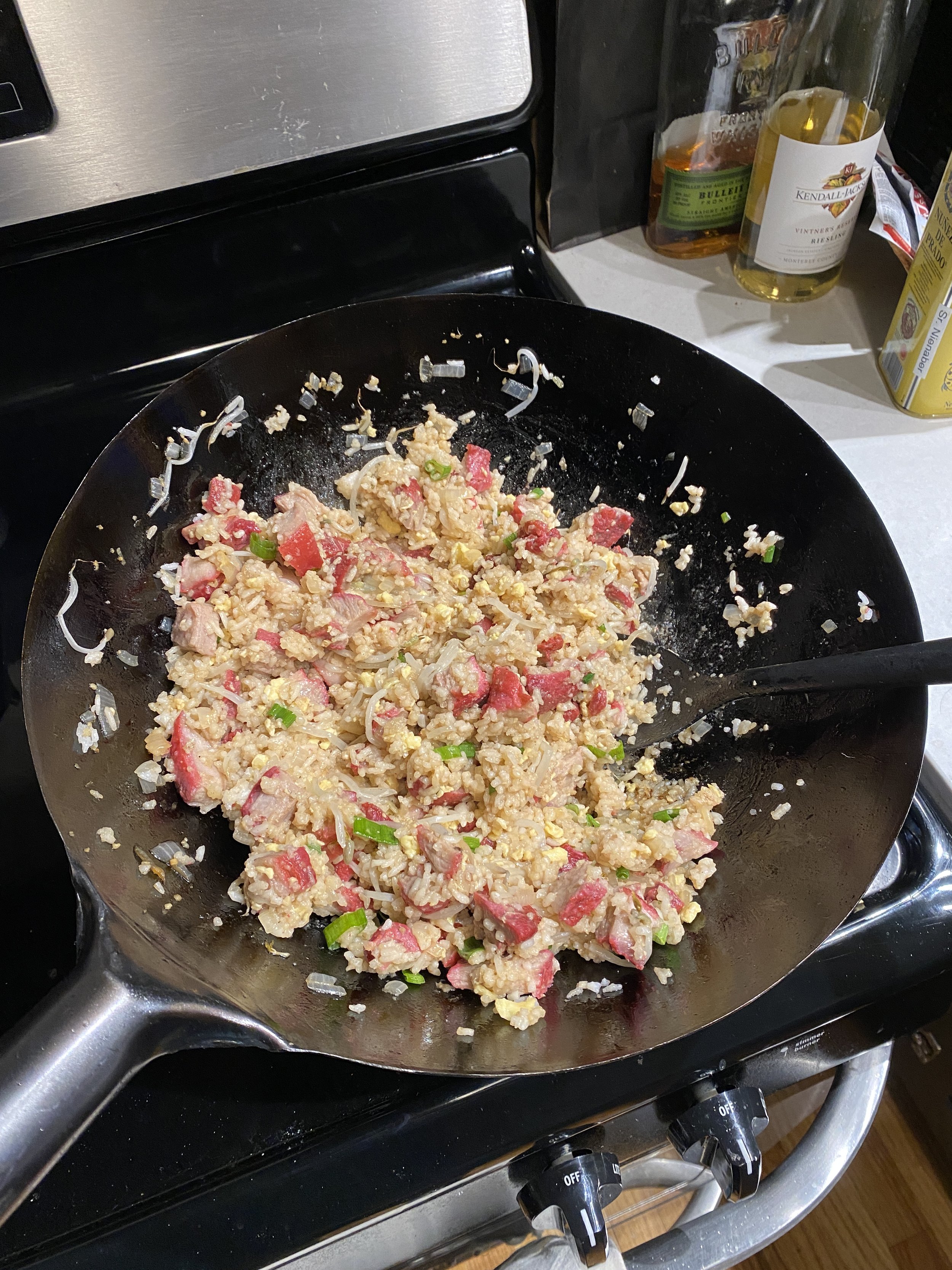 Pork fried rice; a ton of fun to cook!