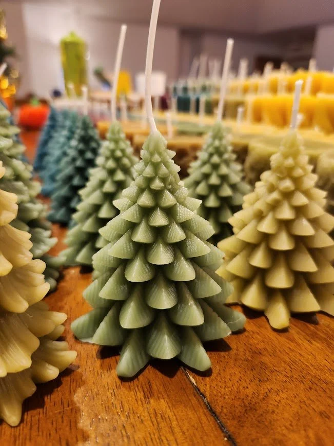 Geometric Tree Candle