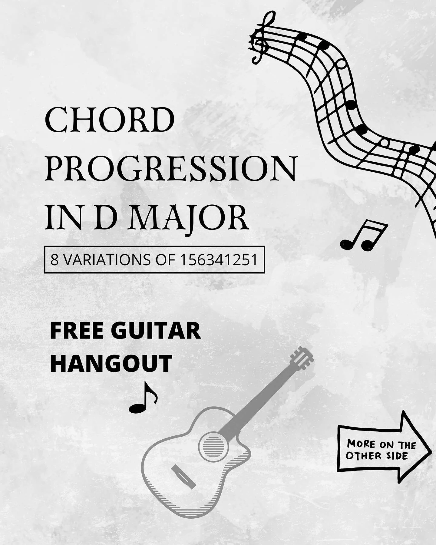 Chord Progressions in D Major for Guitar
8 variations of 156341251🎸🎸

㊙️我第一次研究D Major 係因為想彈五月天既突然好想你😂😂

想要個file既話，請跟住以下既步驟做😉
1. Like and save this post❤️
2. Share this post to story and tag @smithguitarhk 👀
3. DM me &ldquo;DMajor&rdquo; 🎶
4. ✅