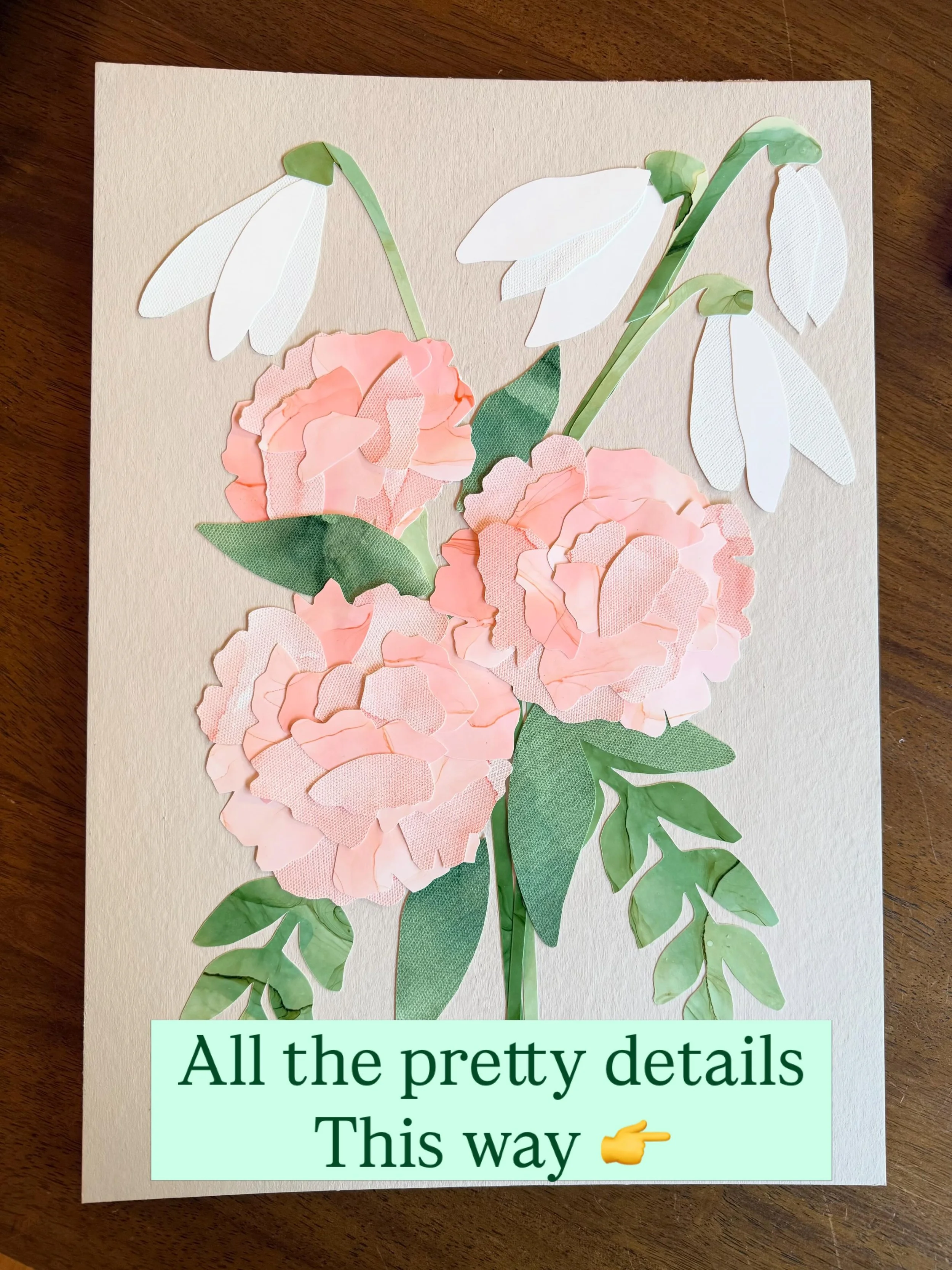 Looking good January!! 
Swipe to add the pretty details 🌸✨💖

#NatalieJayneArt #AllThePrettyDetails #CollageArt #BirthFlowerCollage
