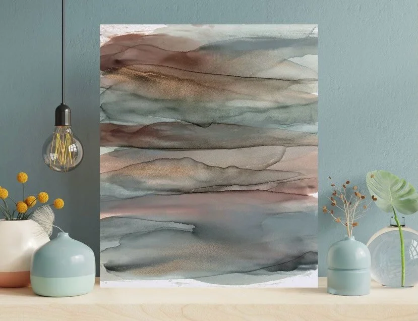 Beneath the Bark a complimentary piece to Grounded Tides further explores the beauty of nature through a palette of earthy greens, rich browns and subtle shimmer. 💚🤎✨

Lovingly created on @sustainable.canvas 🌎 

Swipe for some gorgeous close up de