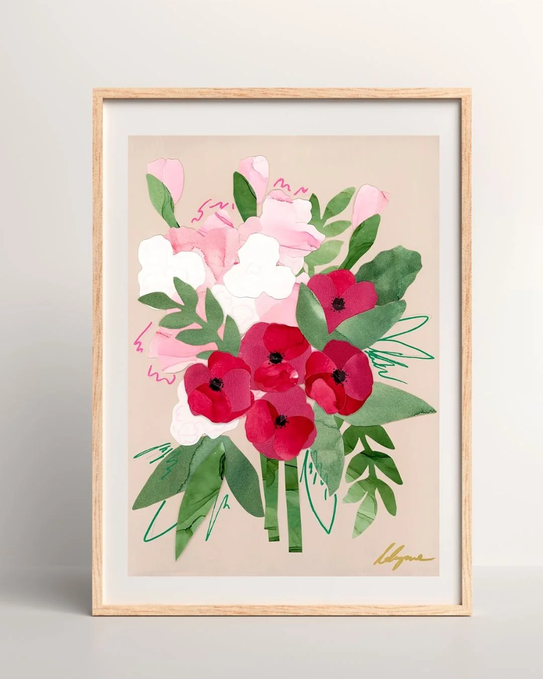 August — Poppy & Gladiolus