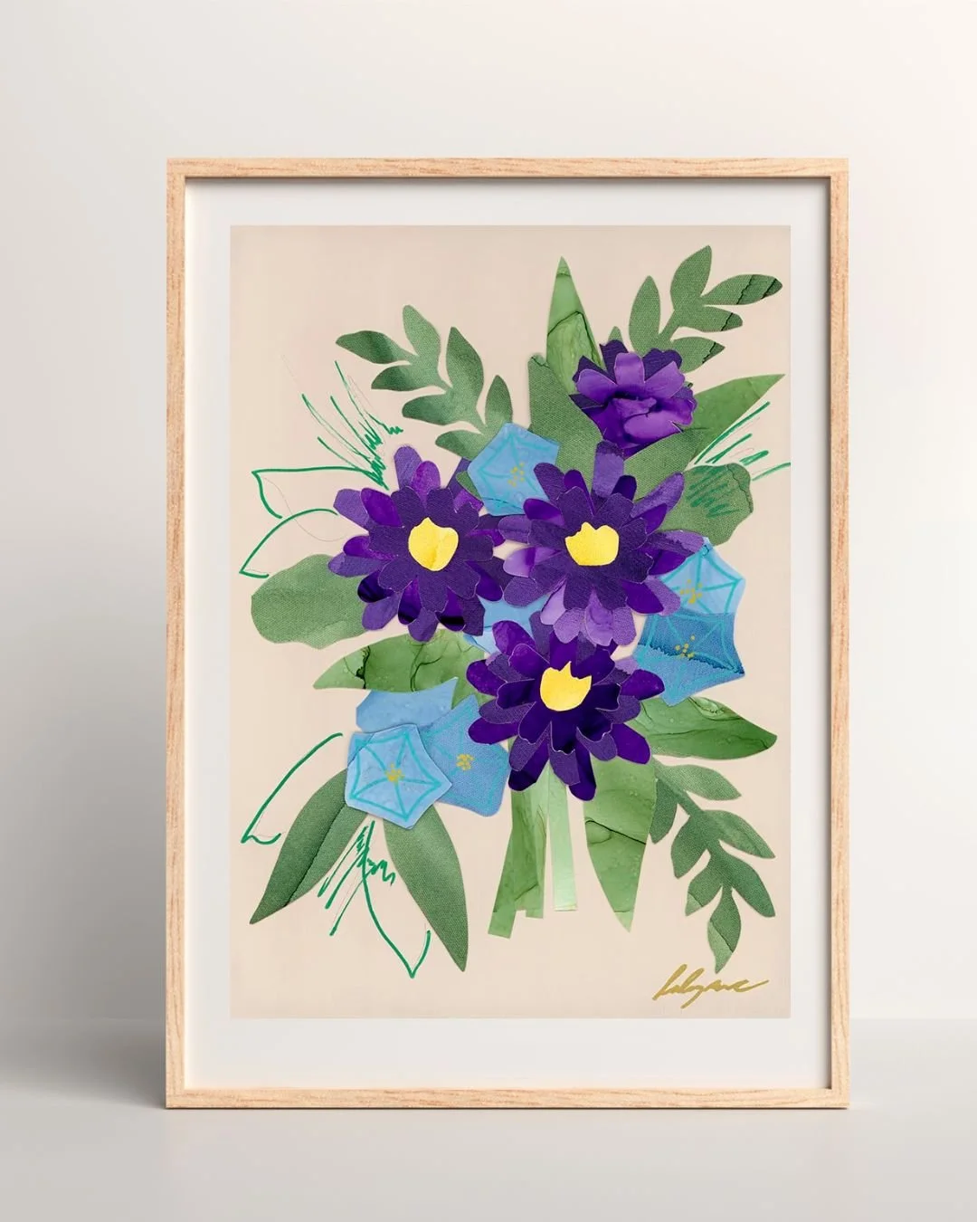 September — Aster & Morning Glory