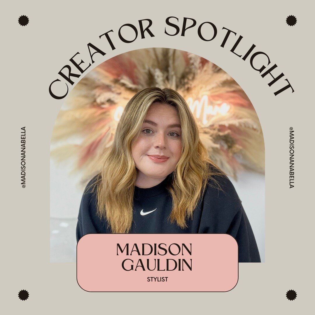 Please help me welcome Madison to the family! 👏 Madison Specializes in a variety of extensions and lived in blonding. She is passionate, kind, a great listener and most of all loves her craft! We are so proud to be adding her to our team❤️