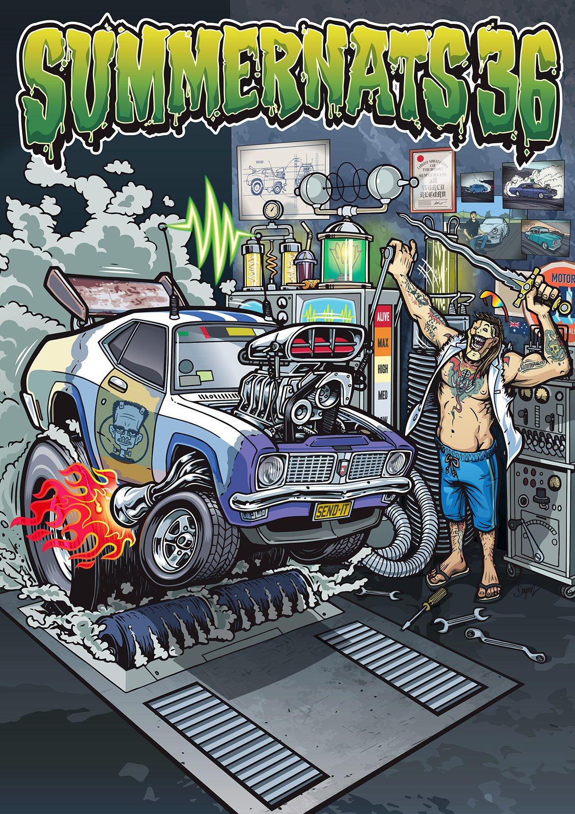 Summernats 36 Artwork