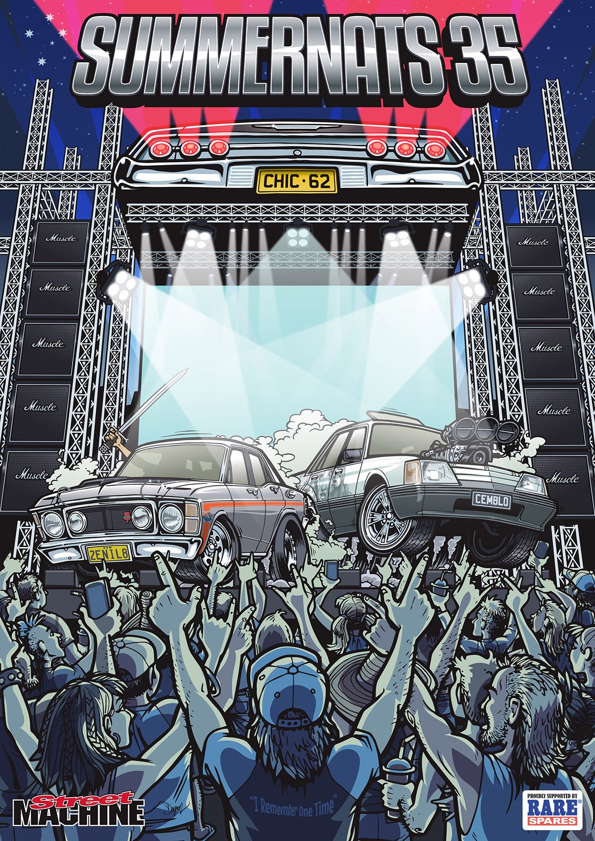 Summernats 35 Artwork