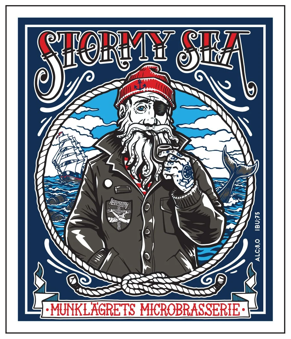 Munklarger; Stormy Sea