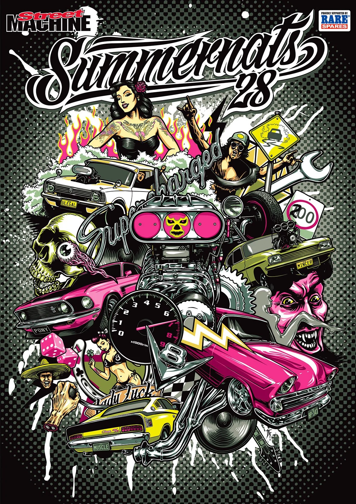 Summernats 28 Artwork