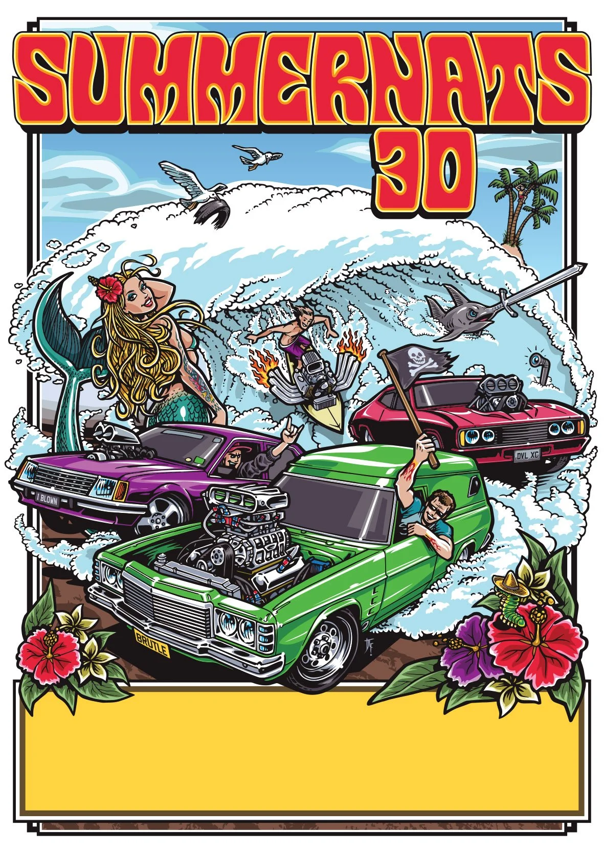 Summernats 30 Artwork