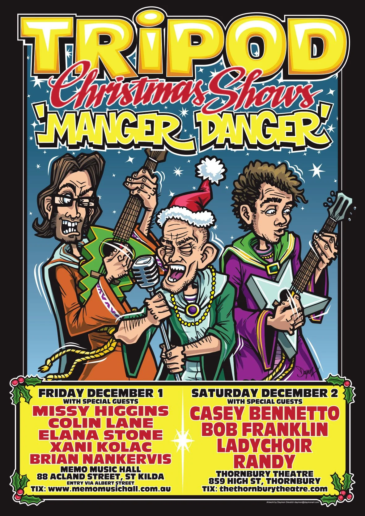 Tripod 'Manger Danger' Poster