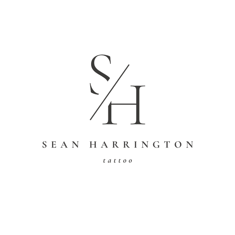 Sean Harrington Tattoo — S/H monogram