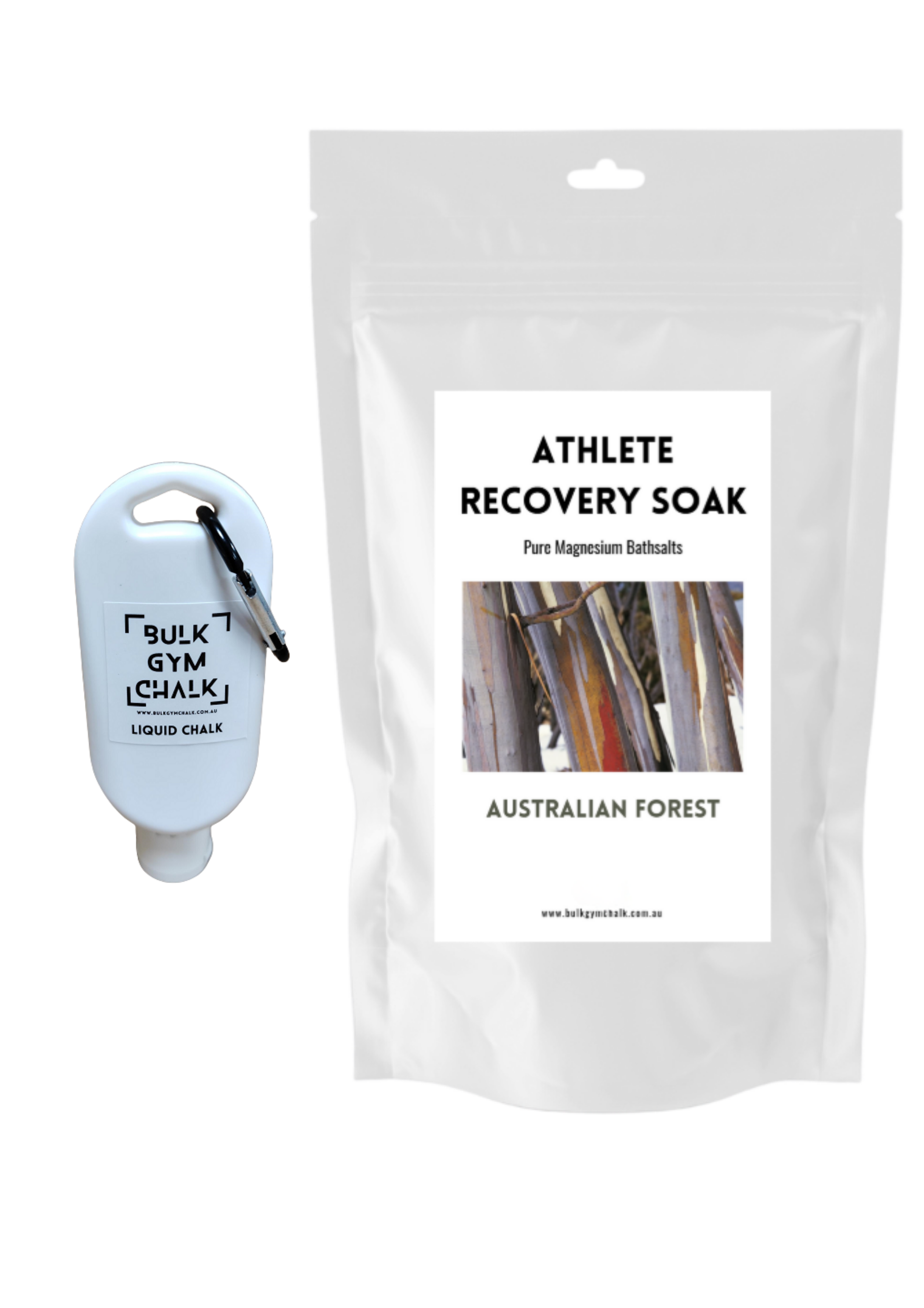 SOAKS AND CHALK COMBO - AUSTRALIAN FOREST 500g AND 50ml LIQUID CHALK