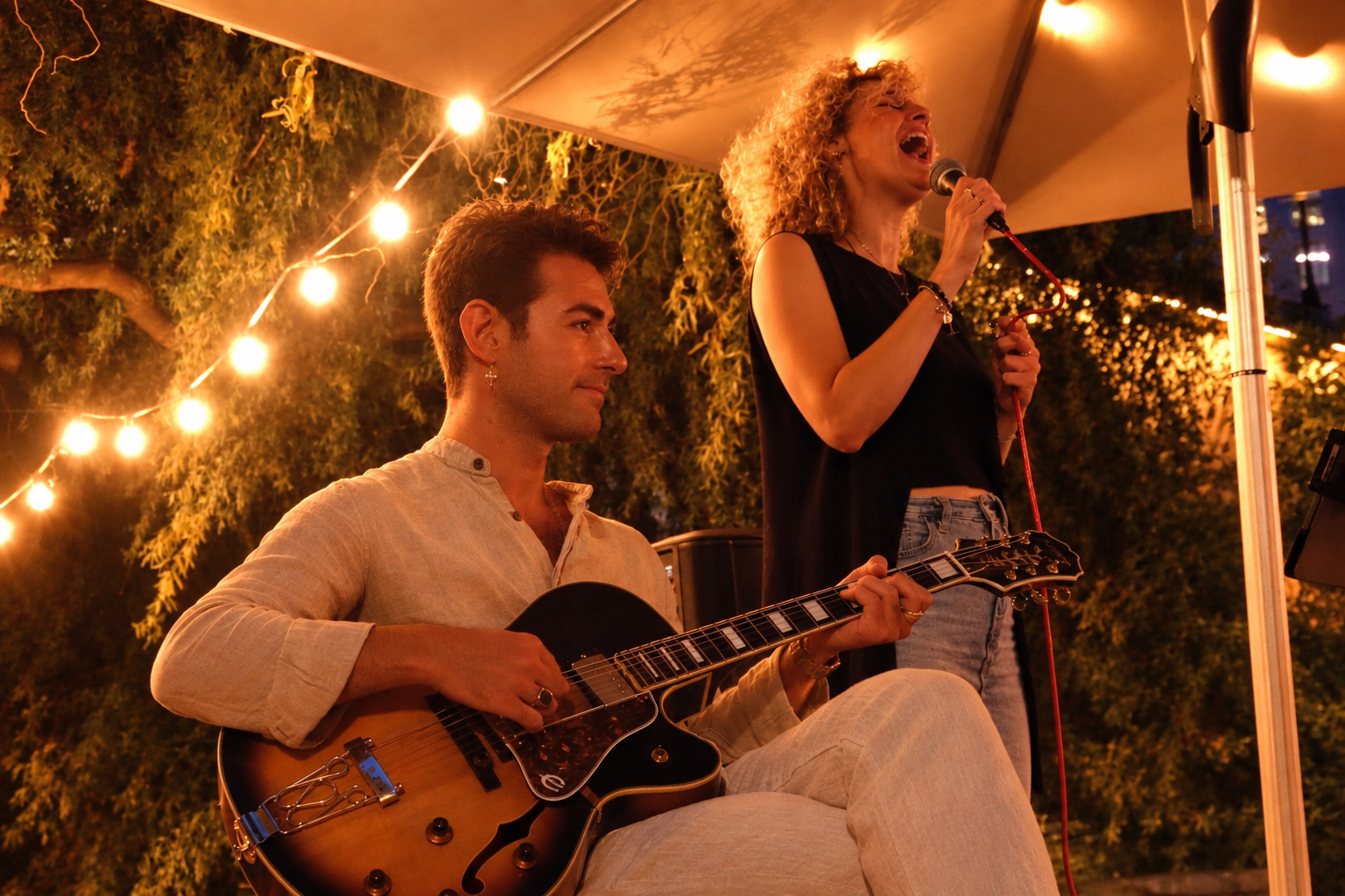 Chiara viola &amp; simone magliozzi duo @ Peniche le marcounet, paris