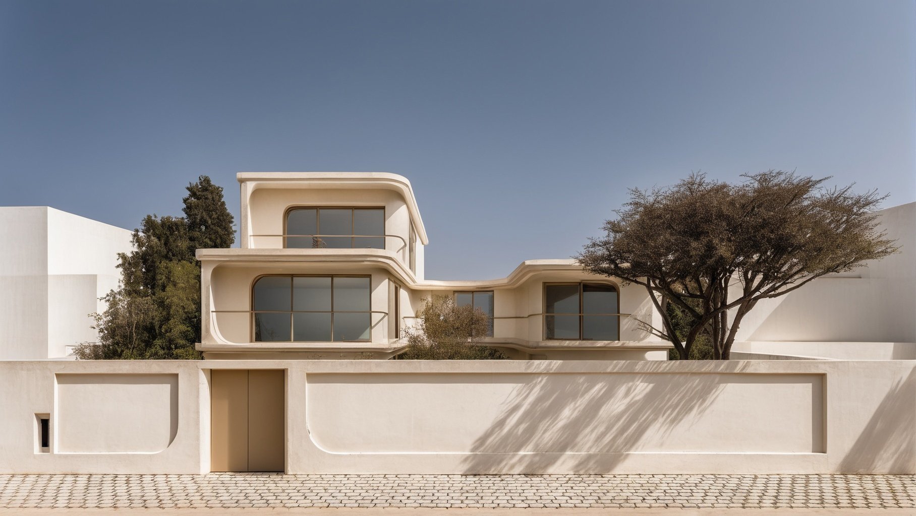 Gated Front Elevation