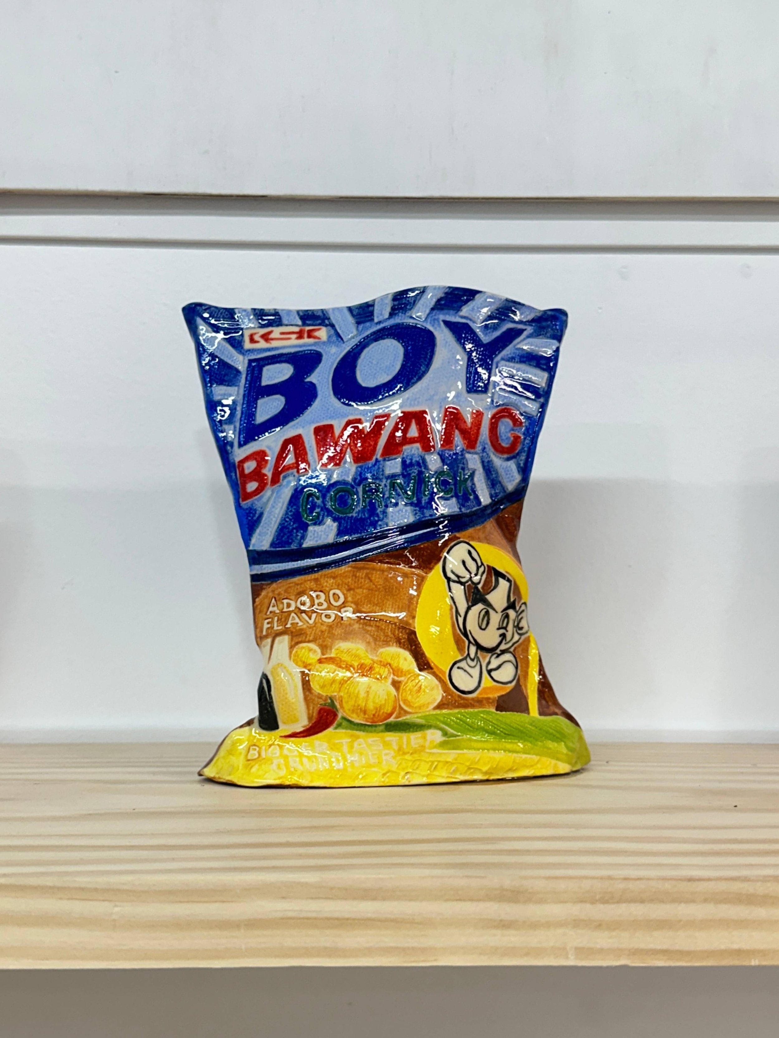 Boy Bawang (Adobo), Lino embossed on LGH Clay, 2024