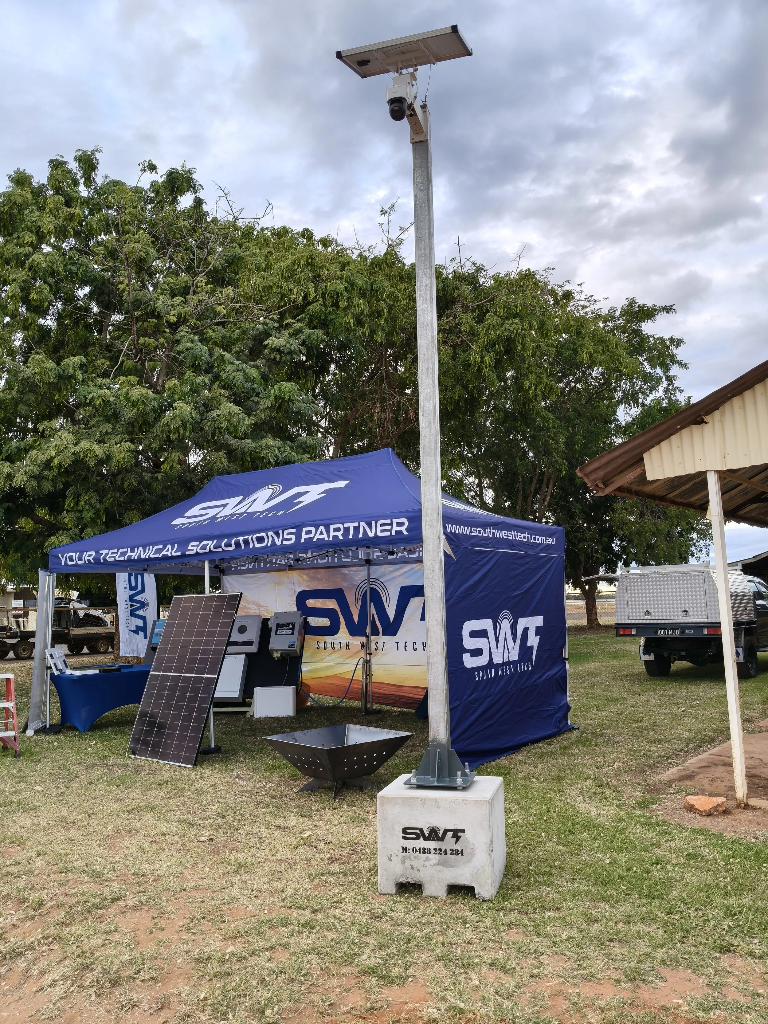 Charleville Show 2025 - CCTV - Solar - Pumping -Star link