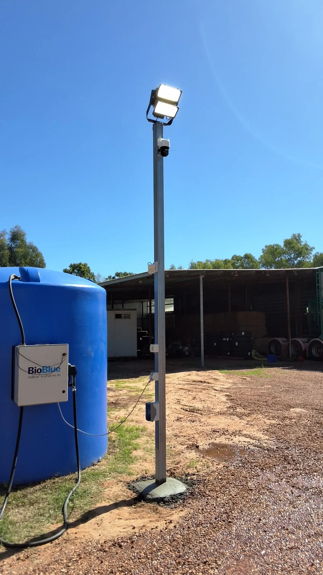 CCTV Cameras and Security Lighting for Brooks Transport