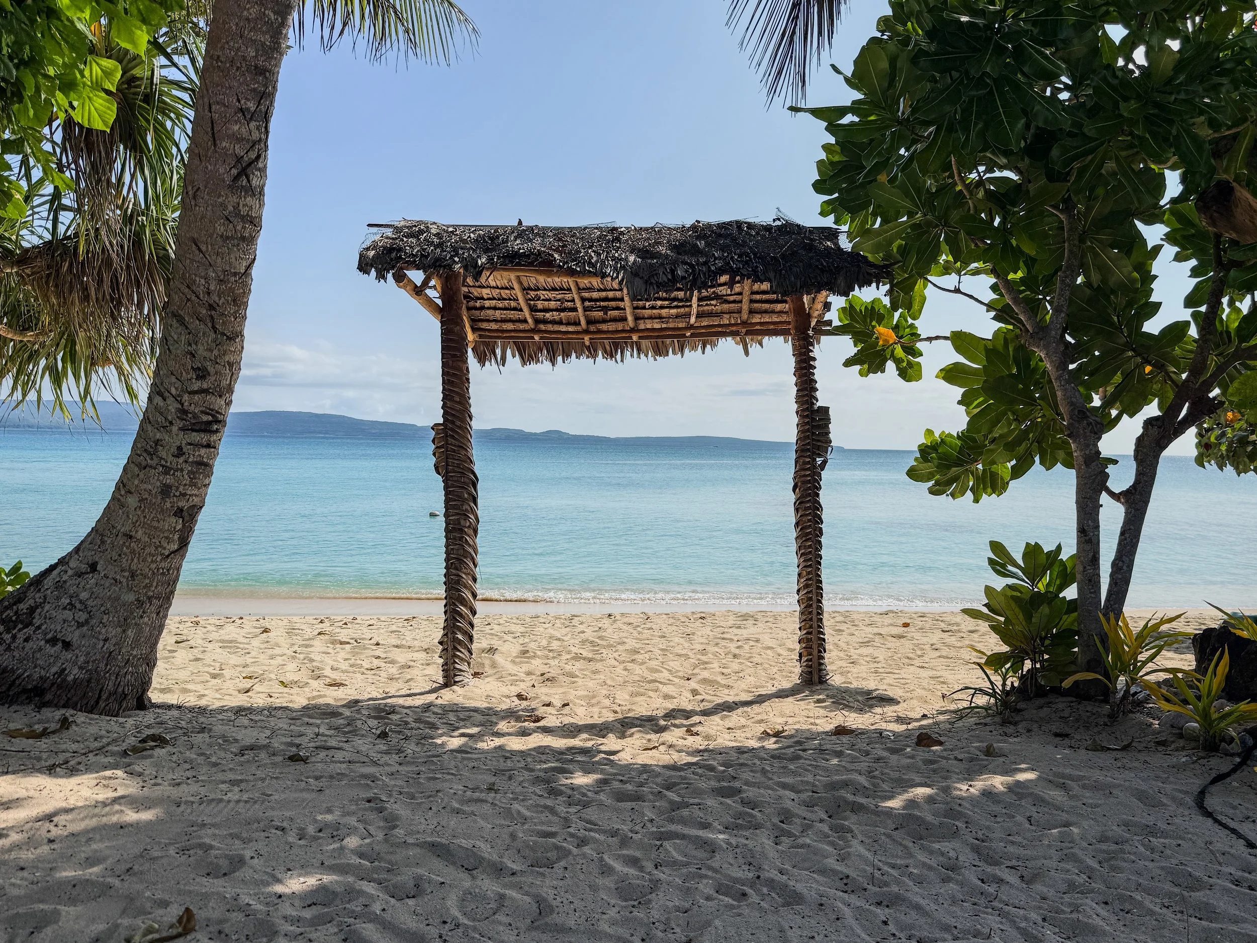 The beach on Pele Island, the most beautiful day trip from Port Vila in Vanuatu