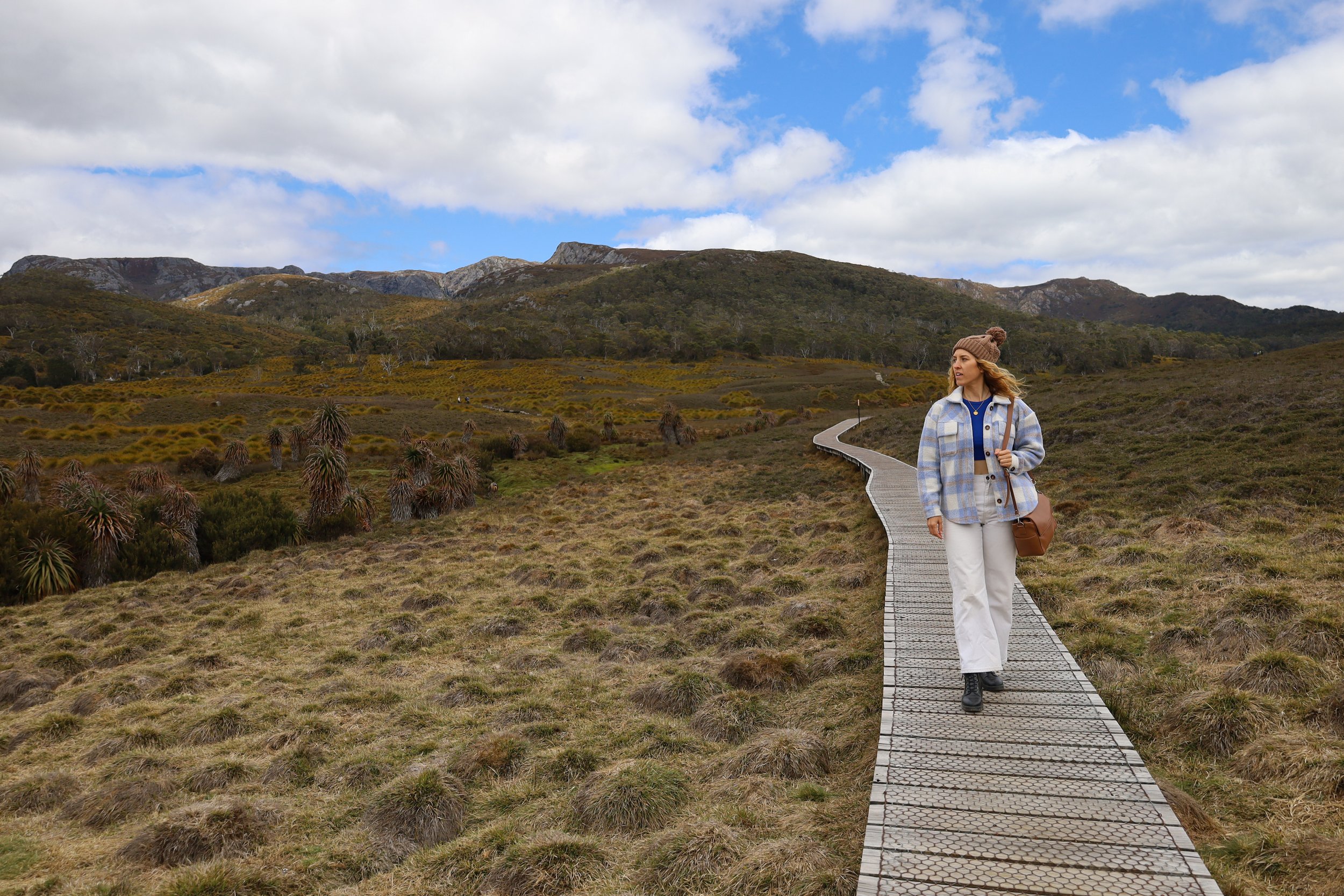 Walking on the Overland Track, Cradle Mountain, Tasmania