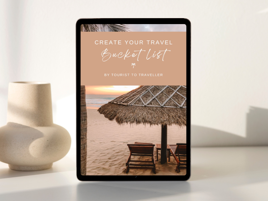 Travel Bucket List Planner by Tourist To Traveller