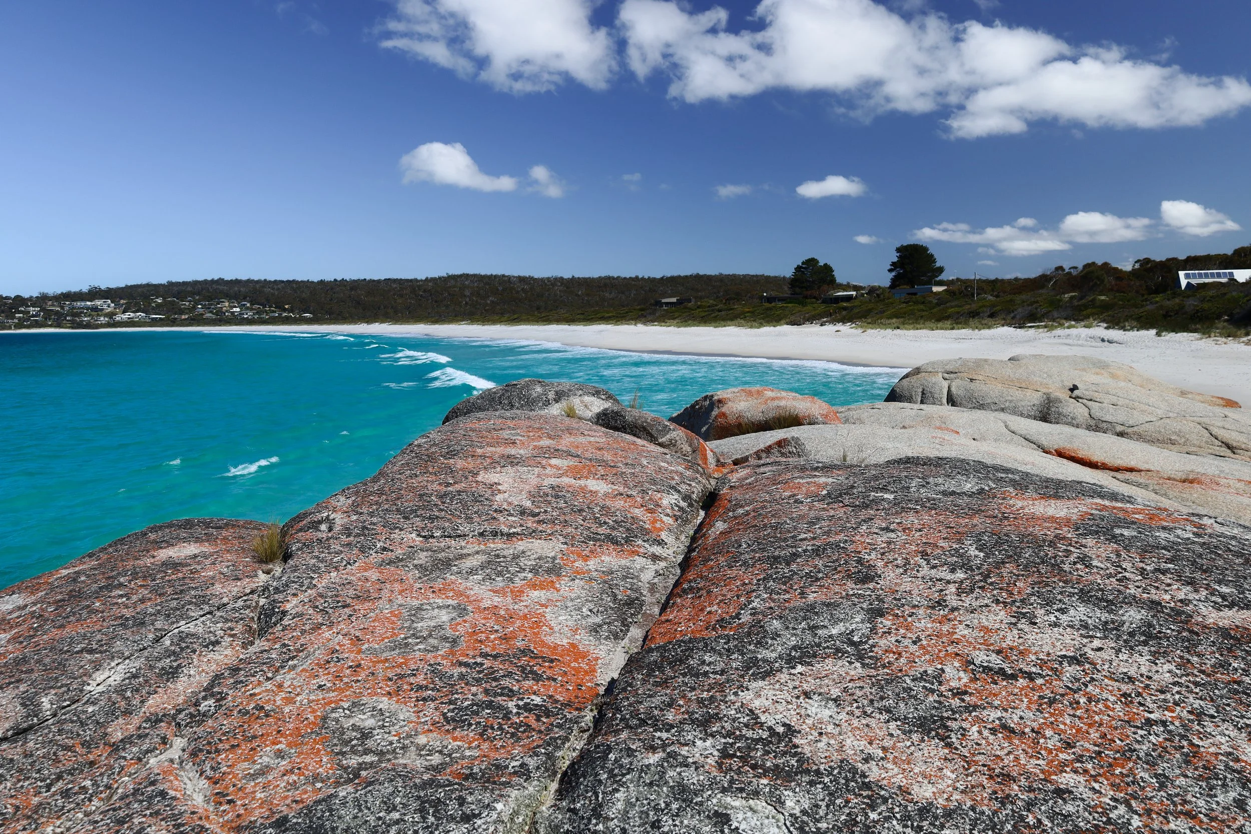The Bay of Fires in Tasmania