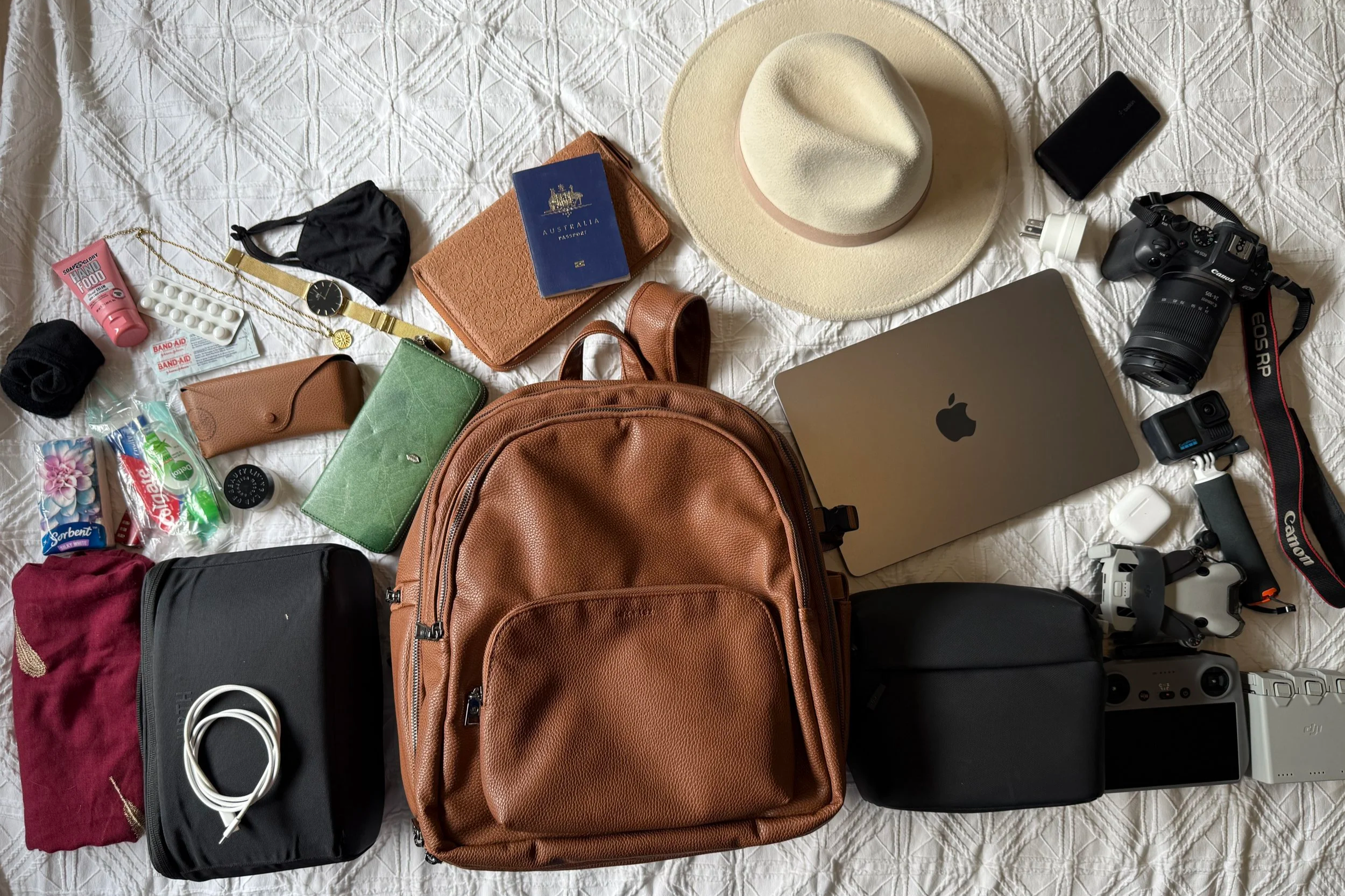 What's in my carry on luggage for long-haul flights