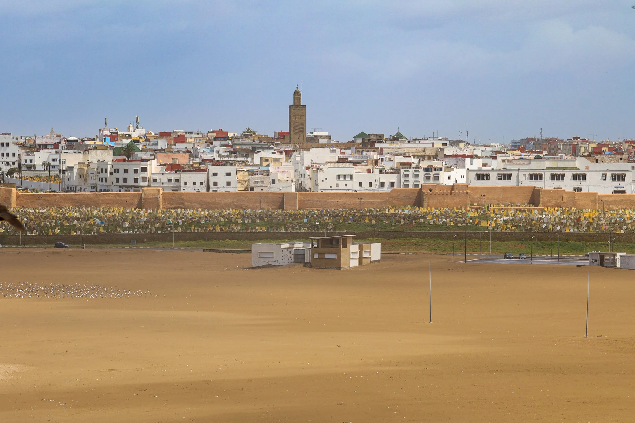 The coastal city of Rabat, Morocco