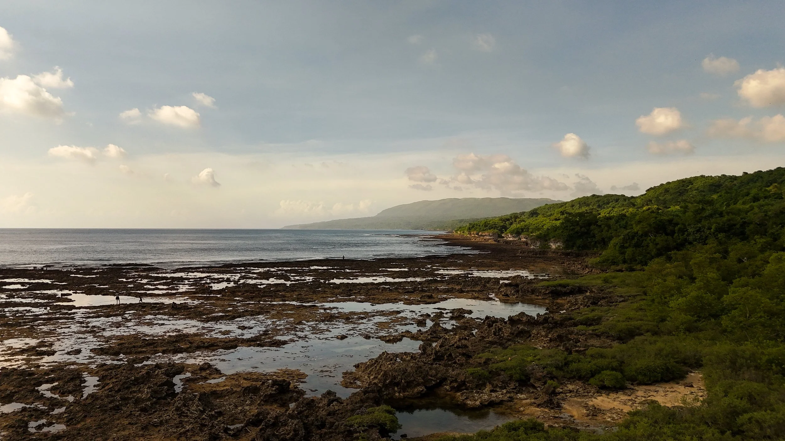 The views fromBlue Hole 2 on Tanna Island, Vanuatu