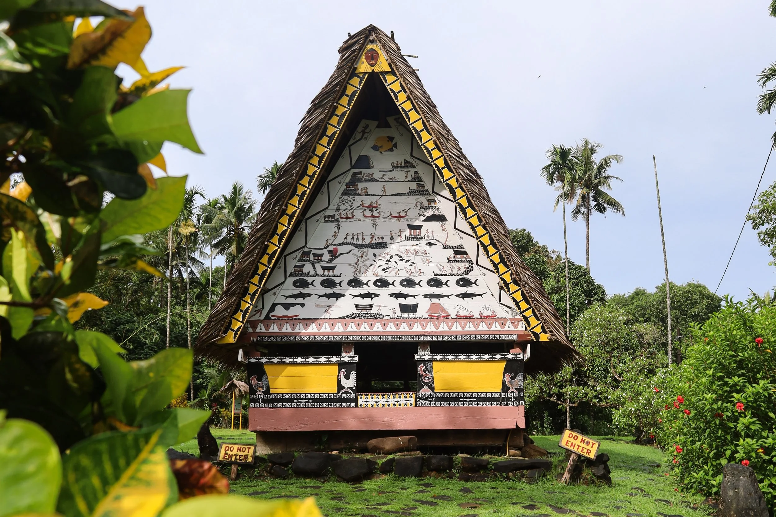 Airai Bai men's meeting house in Palau
