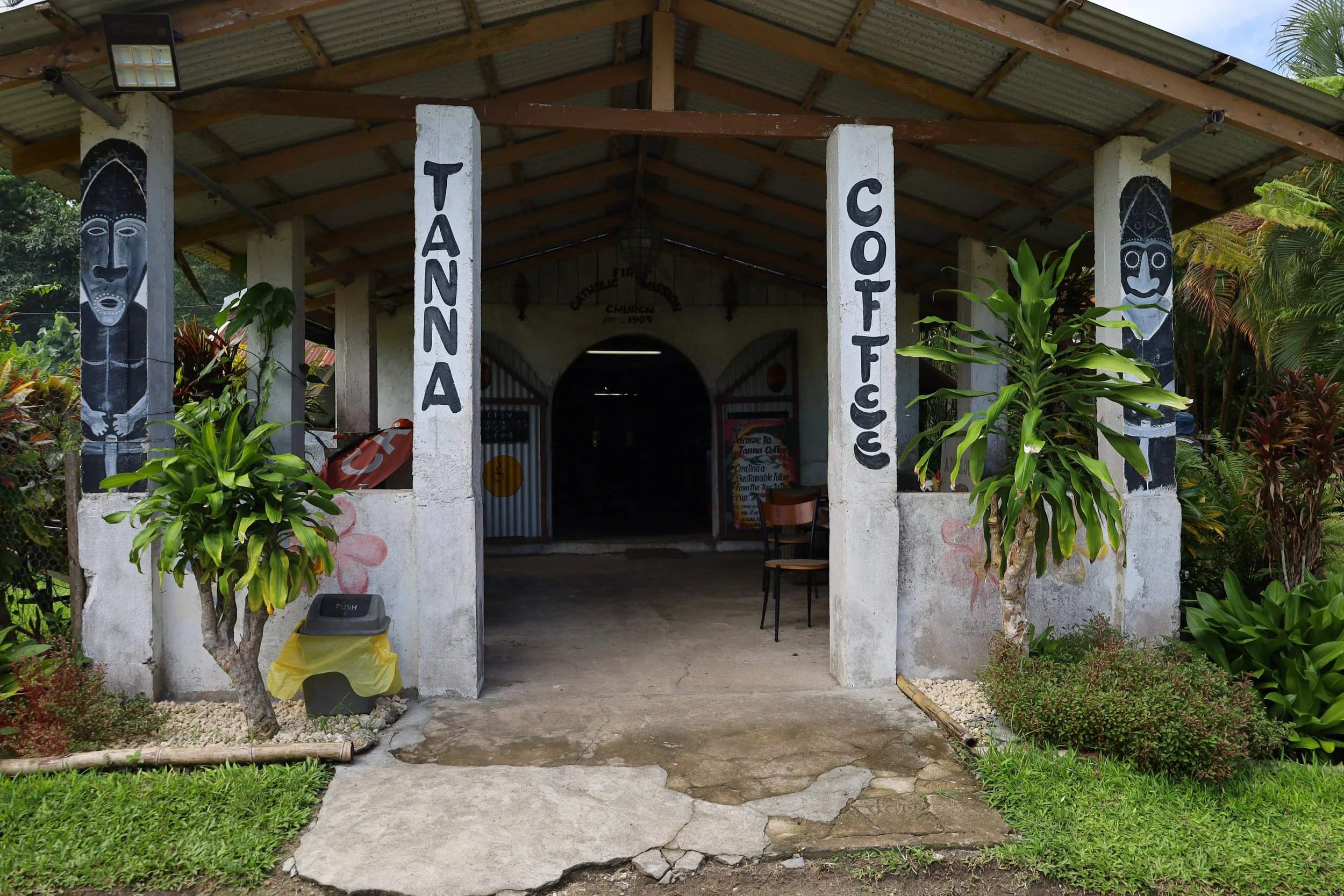 Tanna Coffee near Port Vila in Vanuatu