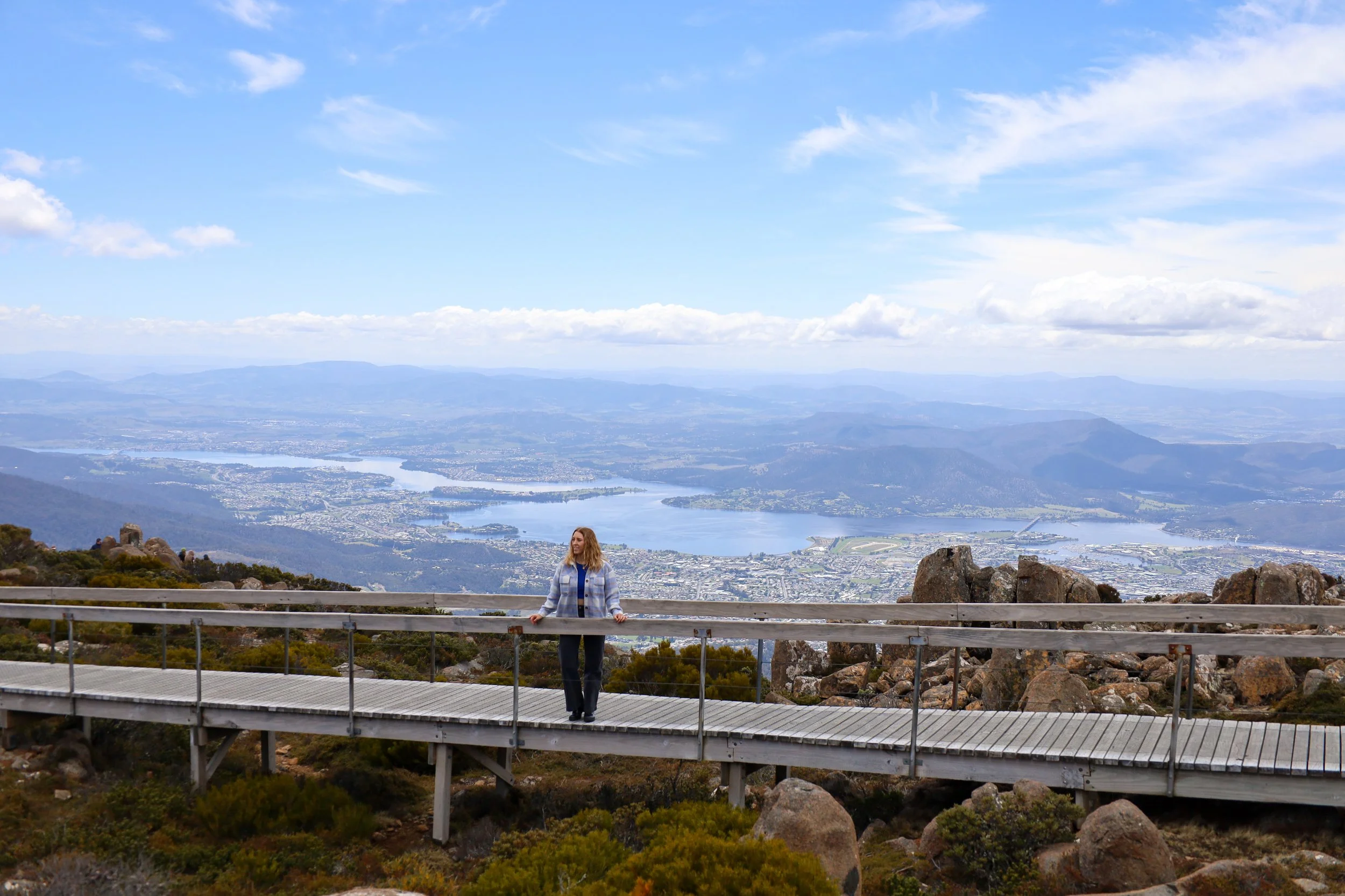 The views from Mount Wellington / Kunanyi, Hobart, Tasmania